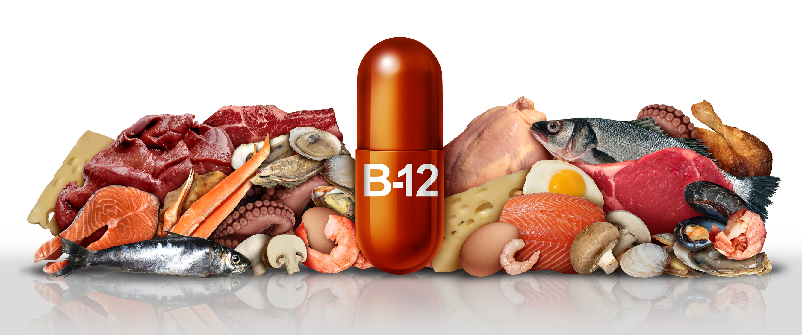 Produktai, kurių sudėtyje yra vitamino B12